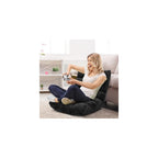 14-Position Floor Sofa, Folding Gaming Sofa Chair, Comfy Cushions & Study Steel Frame, Angle Adjustable Sleeper Bed, Couch Recliner (Black)