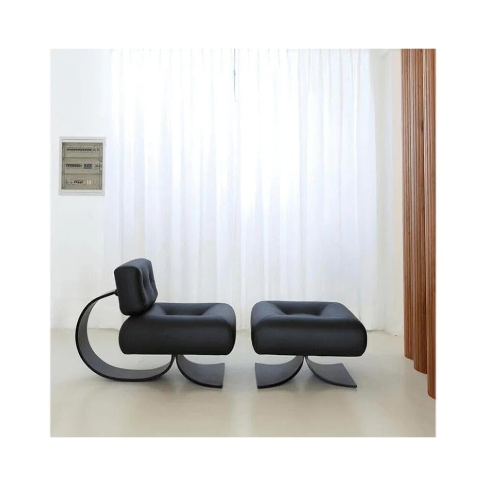 Generic Modern Minimalist Recliner Chair – Comfortable, Stylish Lounge & Reading Chair for Living Room, Black